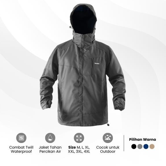 Eiger Summitadventure - Jaket Outdoor Hiking Windproof Jaket Outdoor Jaket Gunung