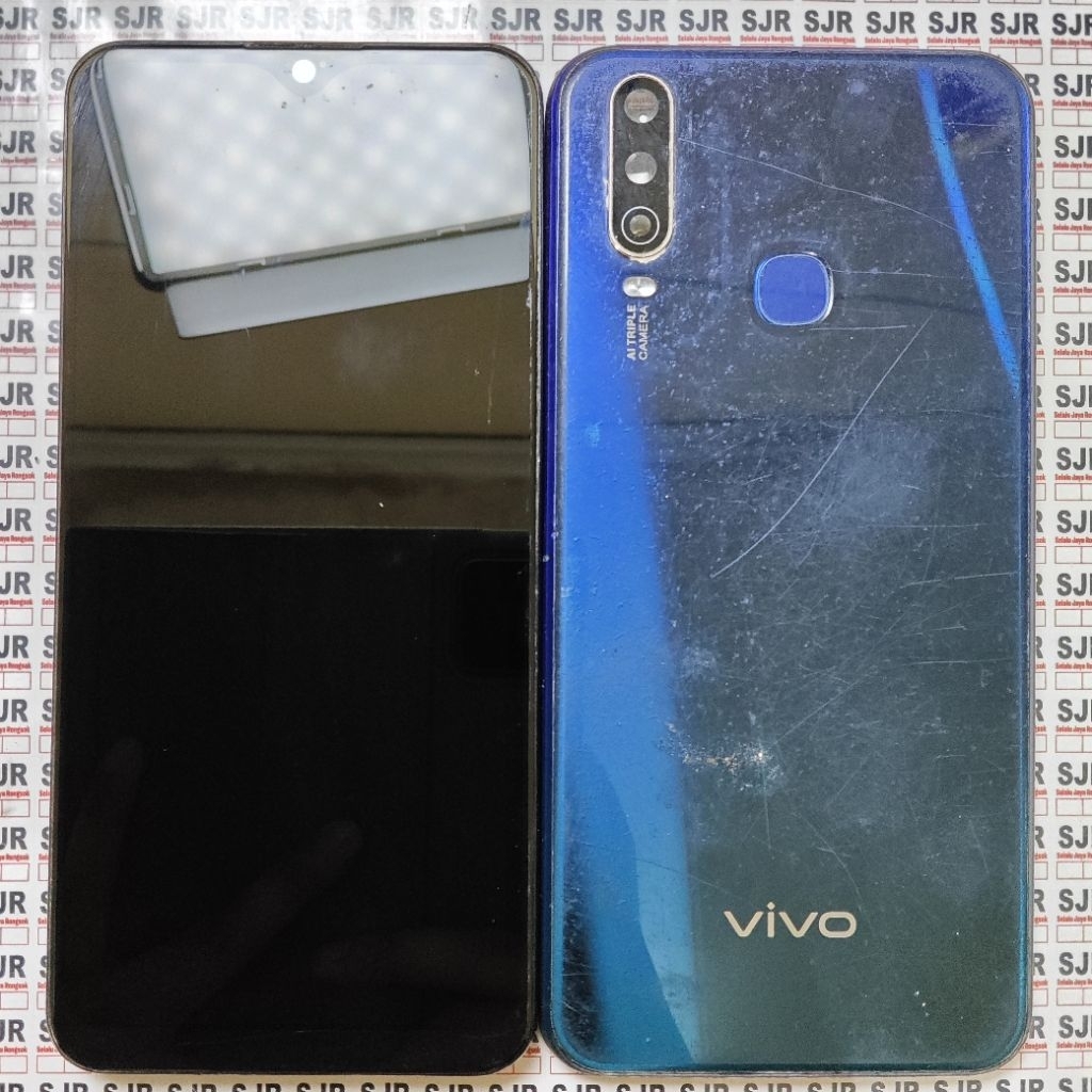 `Unit LCD Point Vivo Y12 Copotan Garansi