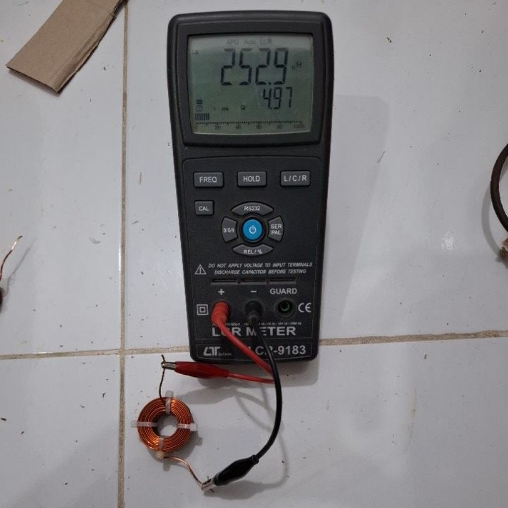 coil lilitan crossover pasif 0,25mh 1mm
