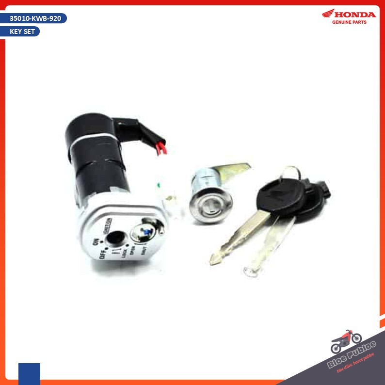 Kunci Kontak Set Honda Blade 110 - 35010KWB920 - KEY SET
