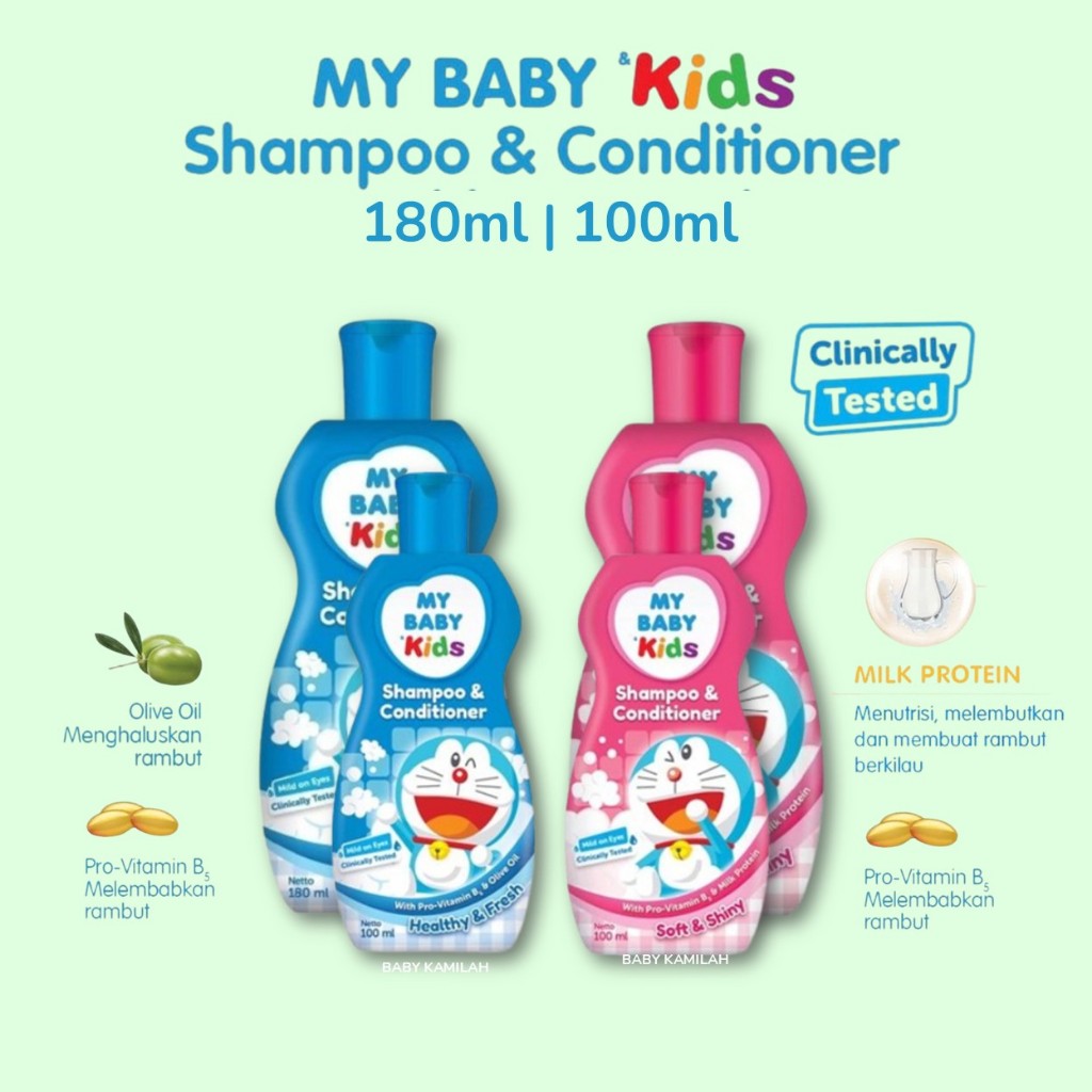 MY BABY Kids Shampoo & Conditioner 100ml 180ml - Shampoo Anak My Baby 100ml 180ml