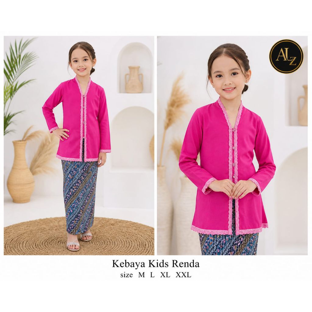 SETELAN KEBAYA ANAK SD //kebaya anak renda // kebaya anak kartini