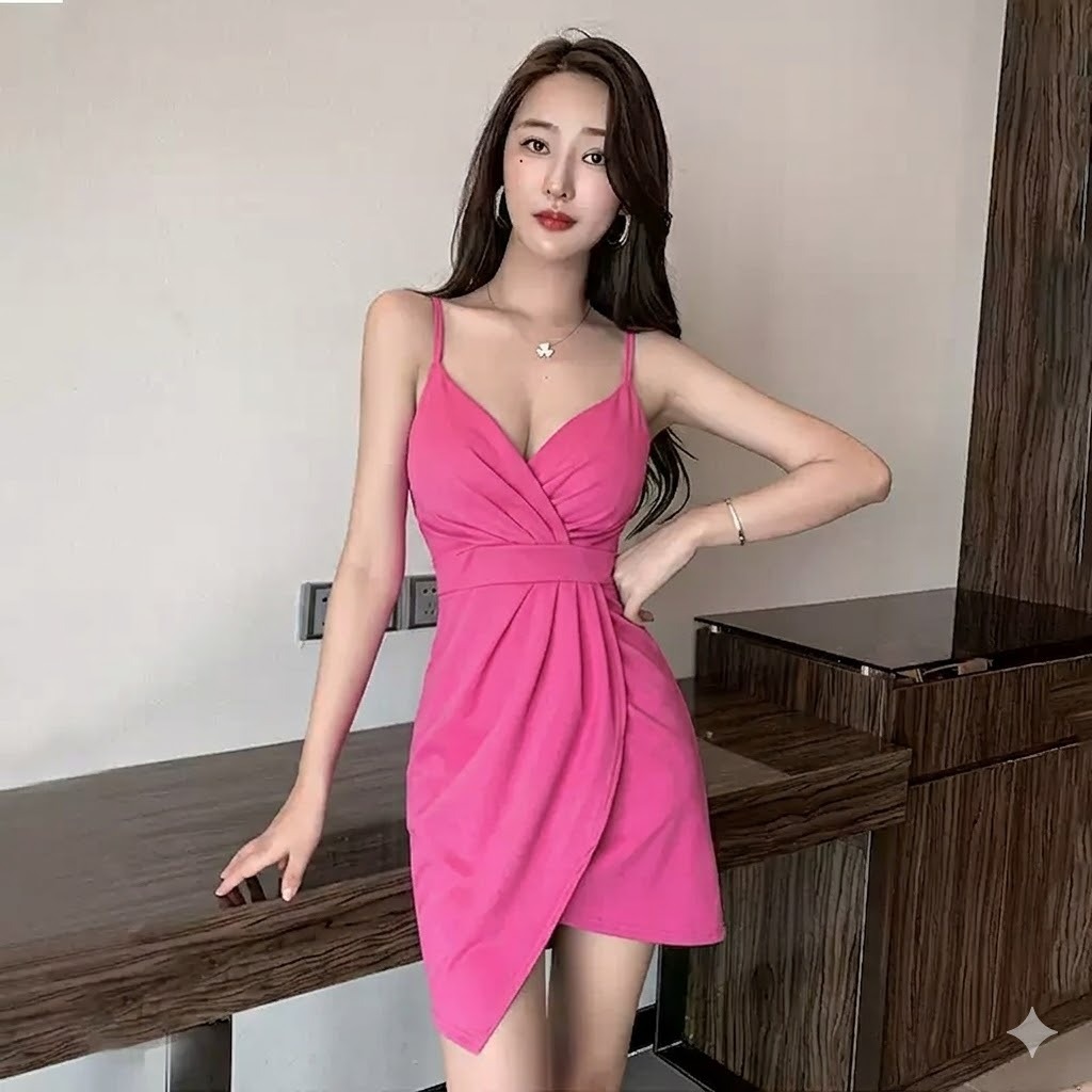 DRESS SEKSI/DRESS BAHAN JERSEY KOREA