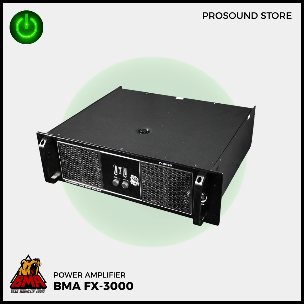 Power Amplifier BMA FX-3000 / Ampli BMA / Power BMA FX3000