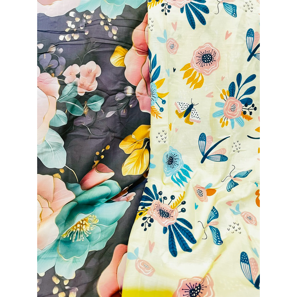 Kain Sprei Katun Star Sisa Potongan Bahan Katun Lokal Lebar 2,5m
