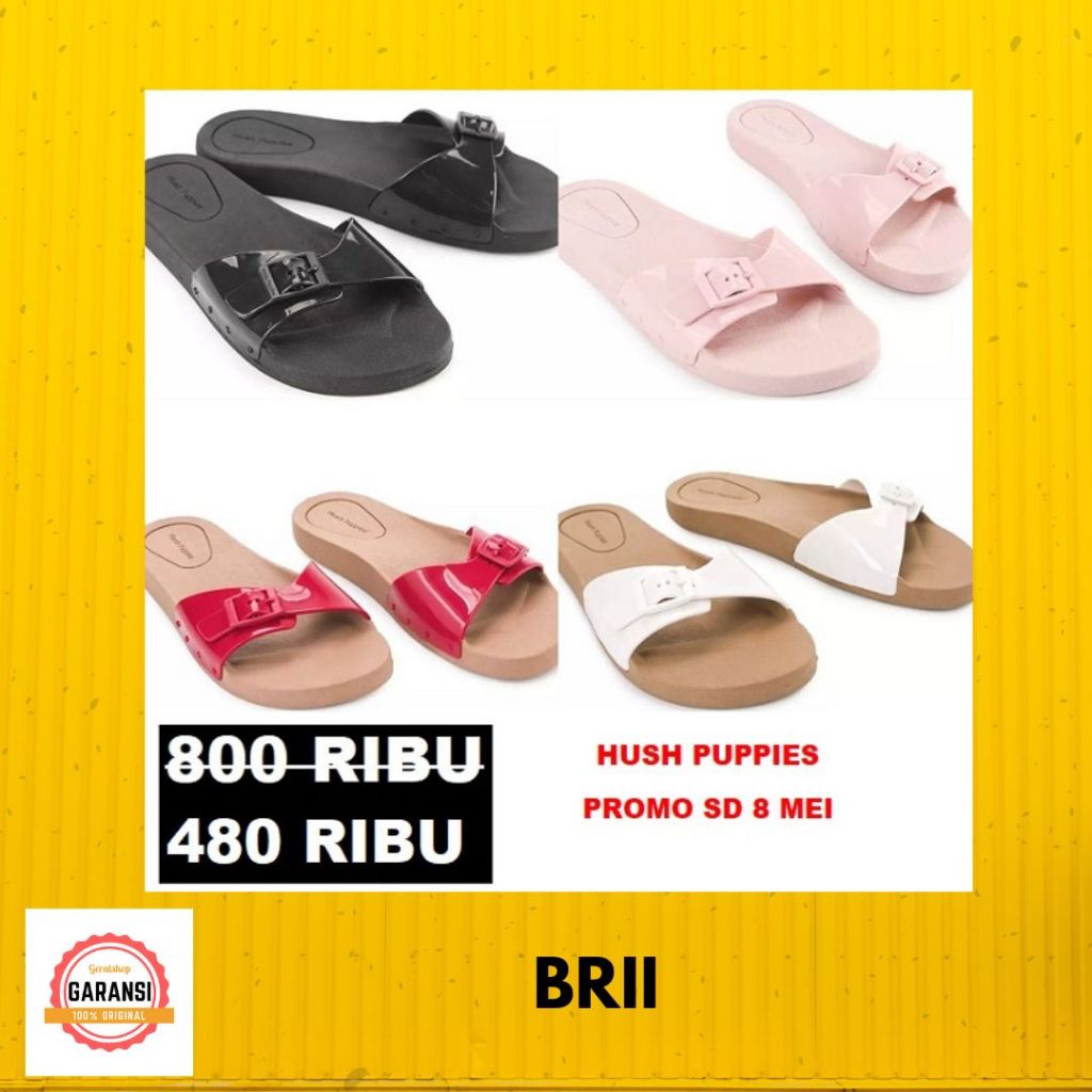 Sandal jepit wanita seri BRII Hush Puppies original store