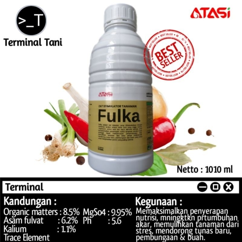 Tumbas Tani Fulka 1010ml Stimulator Tanaman Mempercepat Pertumbuhan Nutrisi Organik