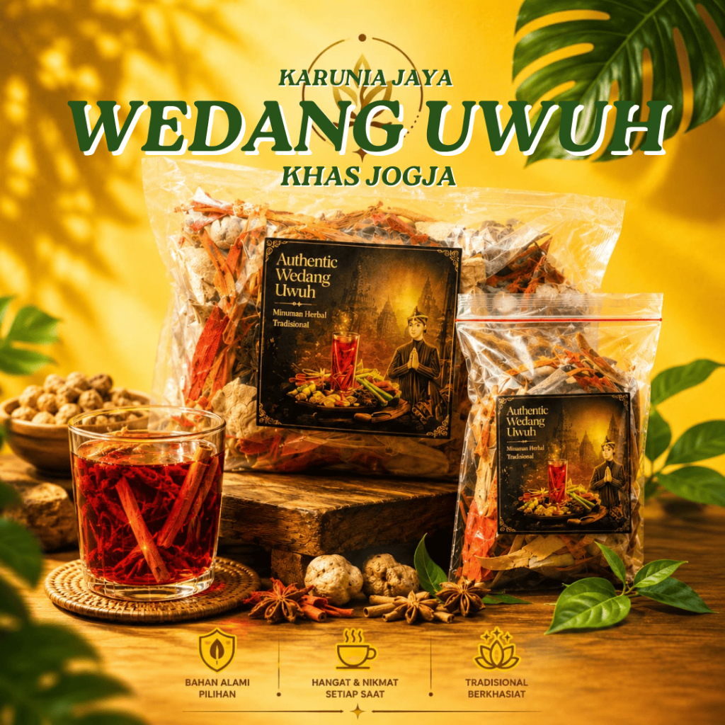 Wedang Uwuh Instan Satuan - Wedang Uwuh Jogja, Komplit, Wedang Kesehatan, Minuman Herbal