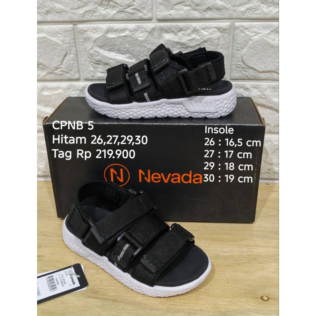 (Size 26-30) SENDAL SEPATU ANAK LAKI NEVADA ORIGINAL