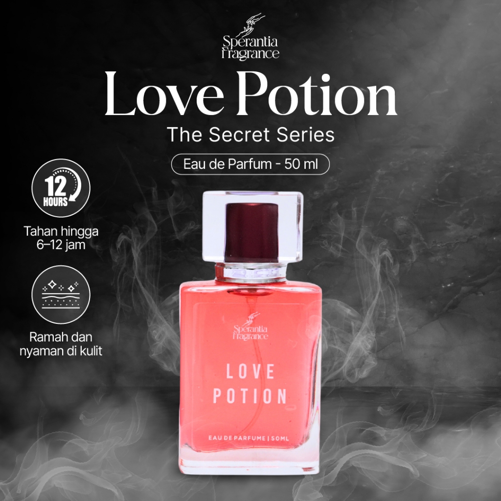 Parfum Litchi Vanilla Love Potion Eau De Parfume The Secret Series Wangi Lembut Tahan Lama Calming F
