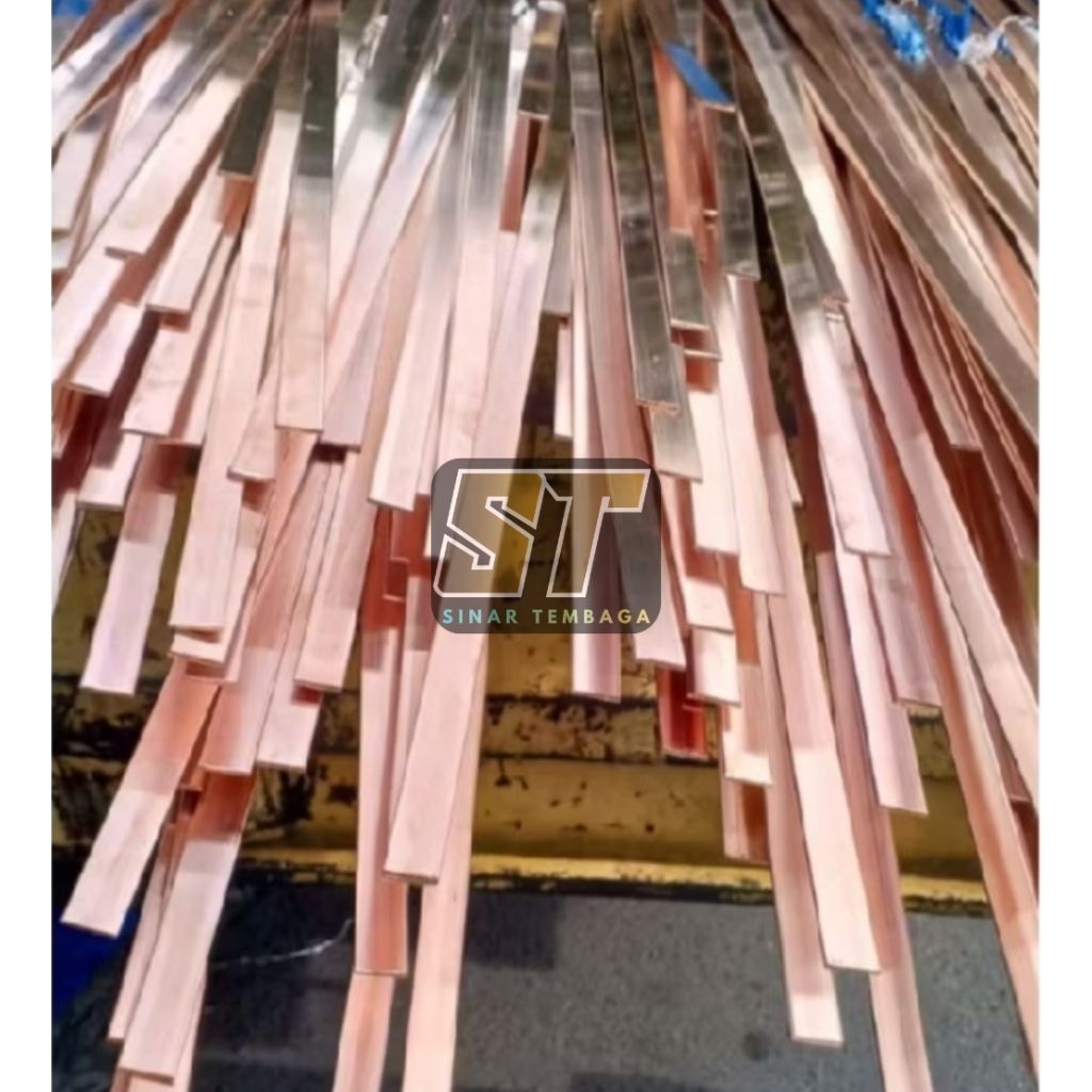 Plat Tembaga Busbar 10mm x 80mm x 50cm /Tembaga Busbar Import