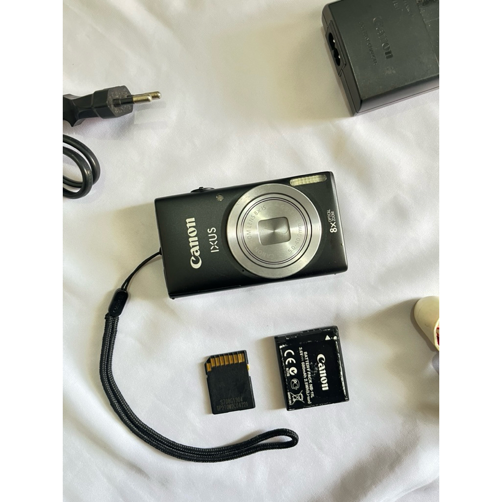 Kamera digicam Canon Ixus 135 Wifi Black Fullset Ori