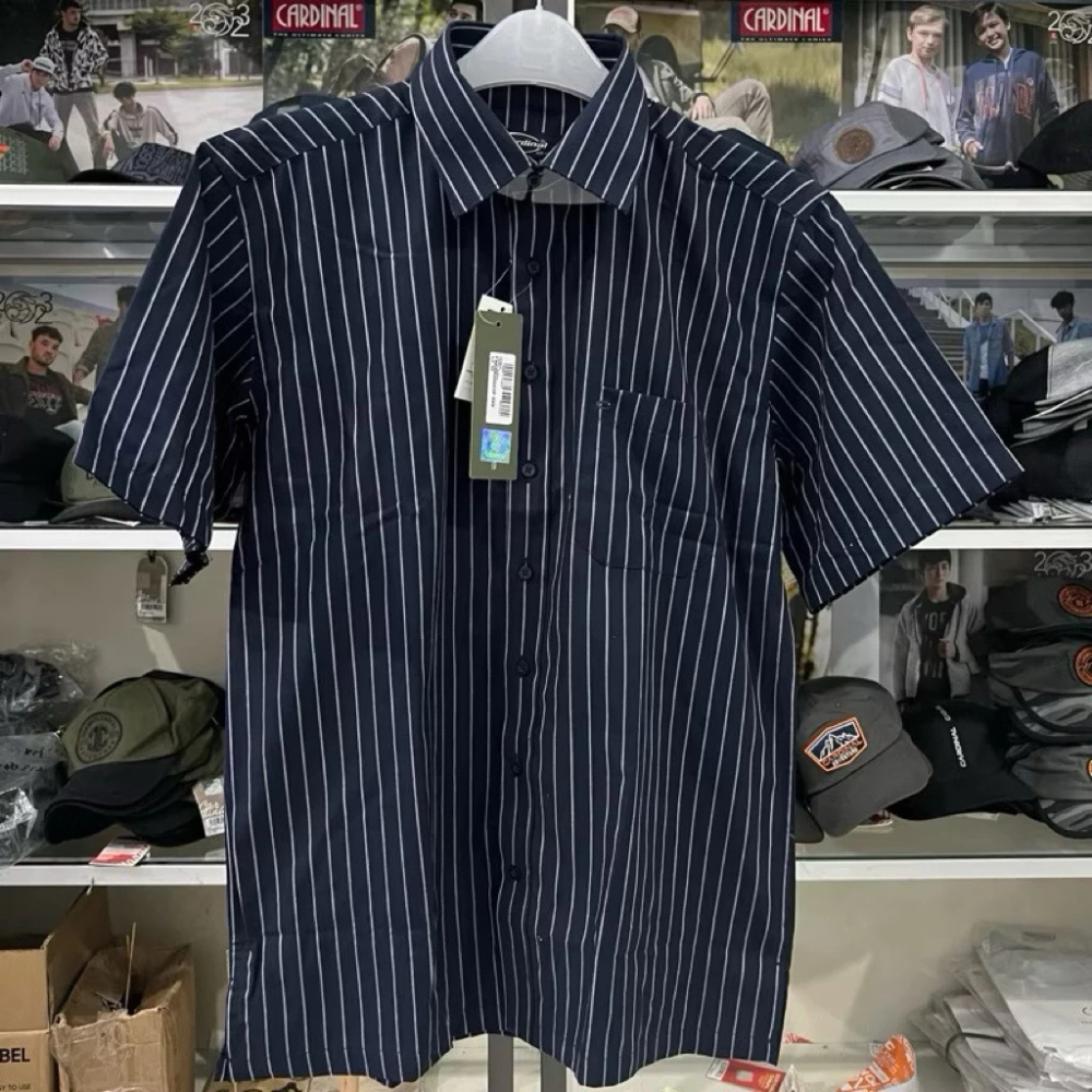 Kemeja Cardinal Formal Lengan Pendek