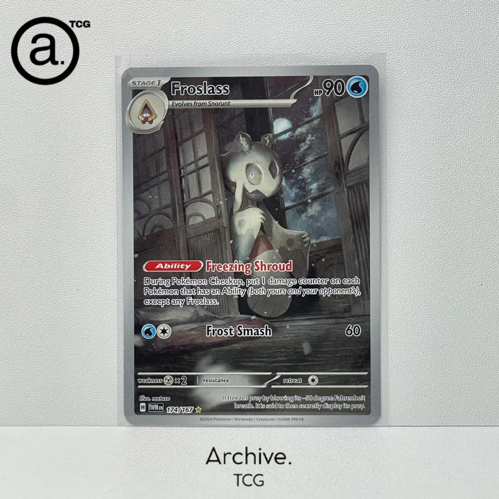 Froslass AR (174/167) Pokemon English ~ Twilight Masquerade (TWM)