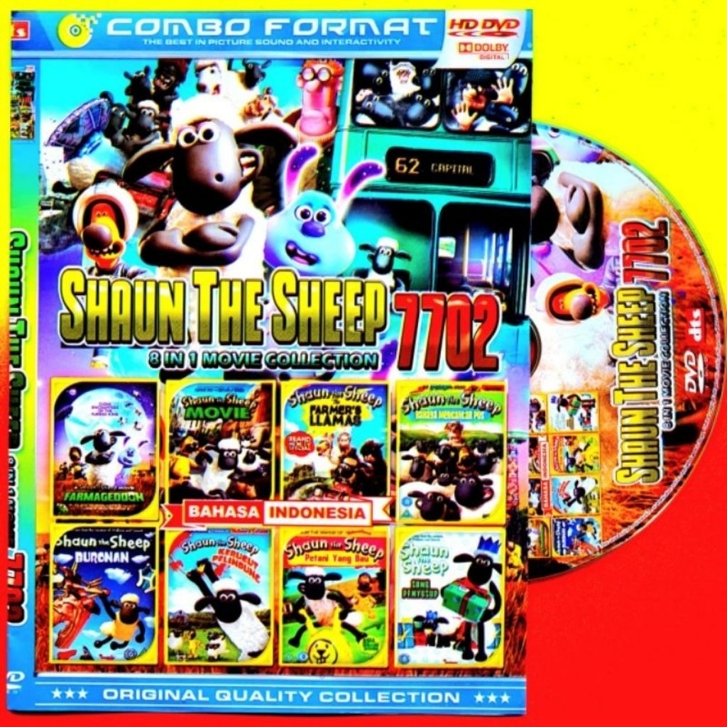 KASET DVD FILMM ANAK ANAK KARTUNN SHAUN THE SHEEP TERBARU