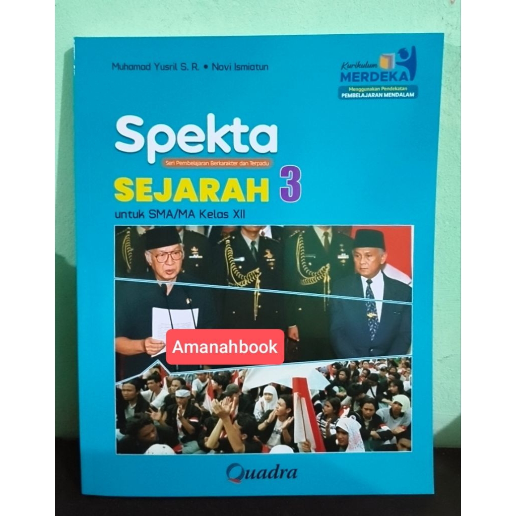 Buku Spekta Sejarah SMA Kelas 12 Kurikulum Merdeka Quadra