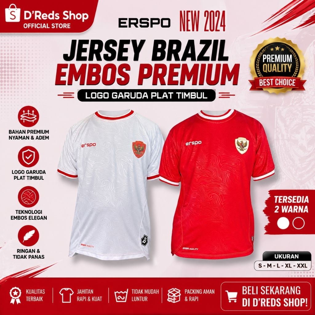 Jersey Grade Ori Timnas Indonesia