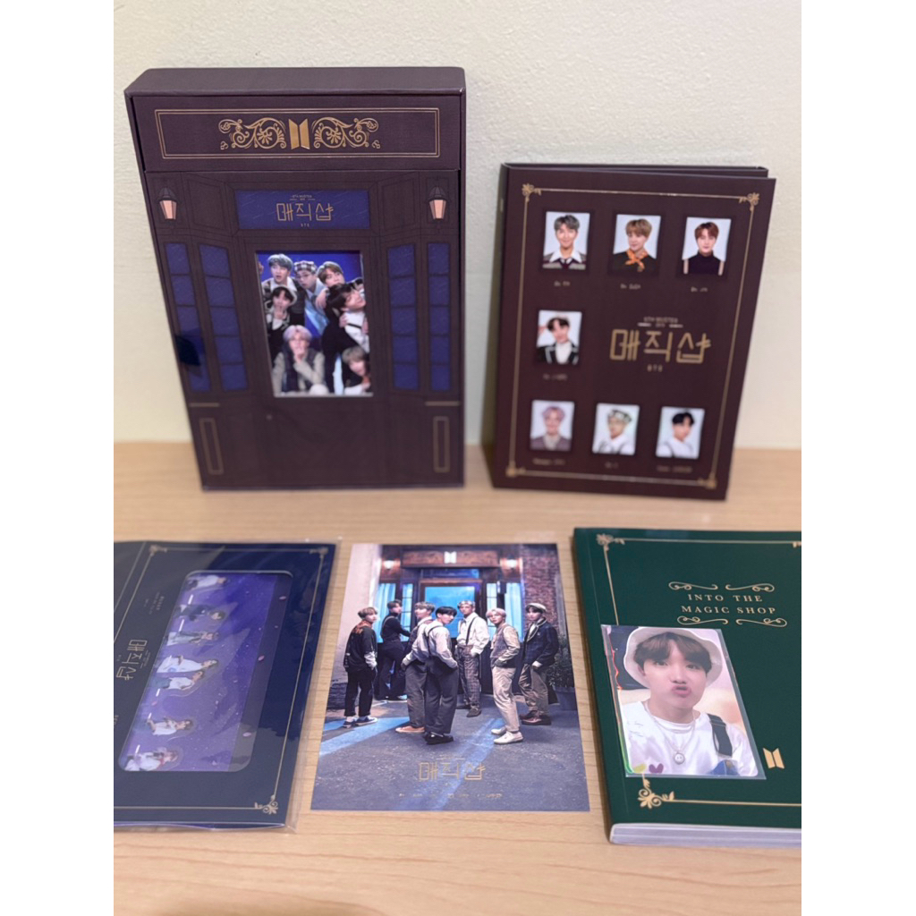 unsealed bts magic shop 5th muster dvd official (jhope photocard)