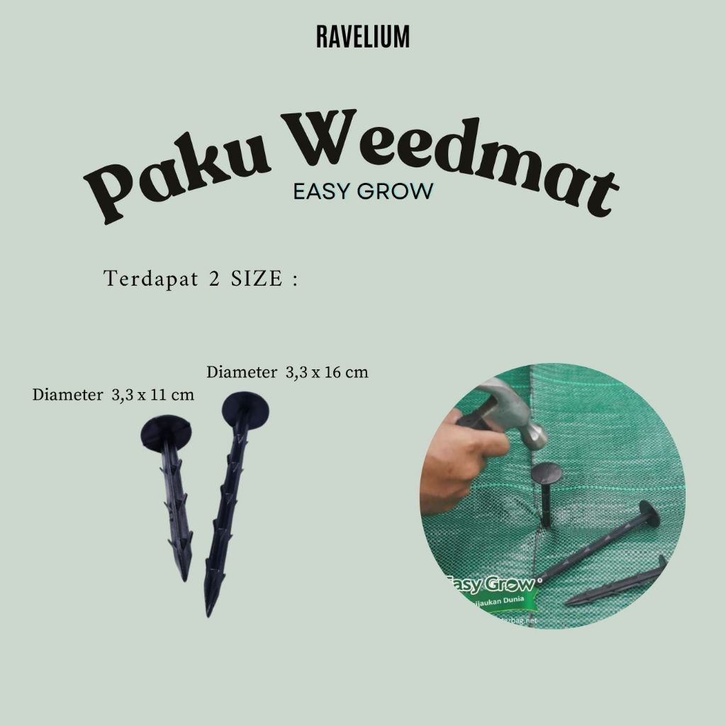 Paku Weedmat/Pasak Weedmat Easy Grow