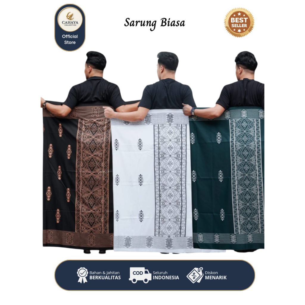 "CC" SARUNG DEWASA (SARWON) Santri/Santriwati Sarung Instan Pria Dewasa Sarung Batik / Wadimor Pria 