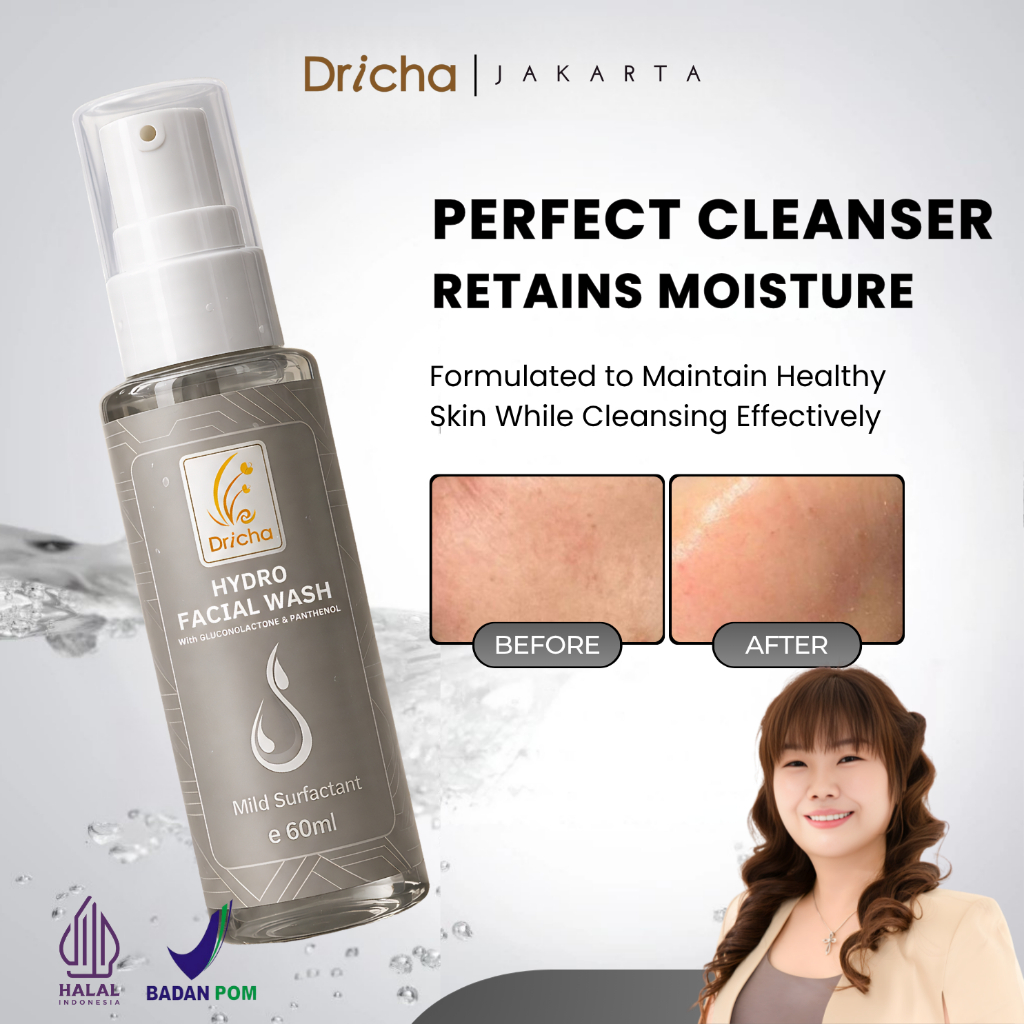 DRICHA HYDRO FACIAL WASH (Normal,Dry,Sensitive Skin)