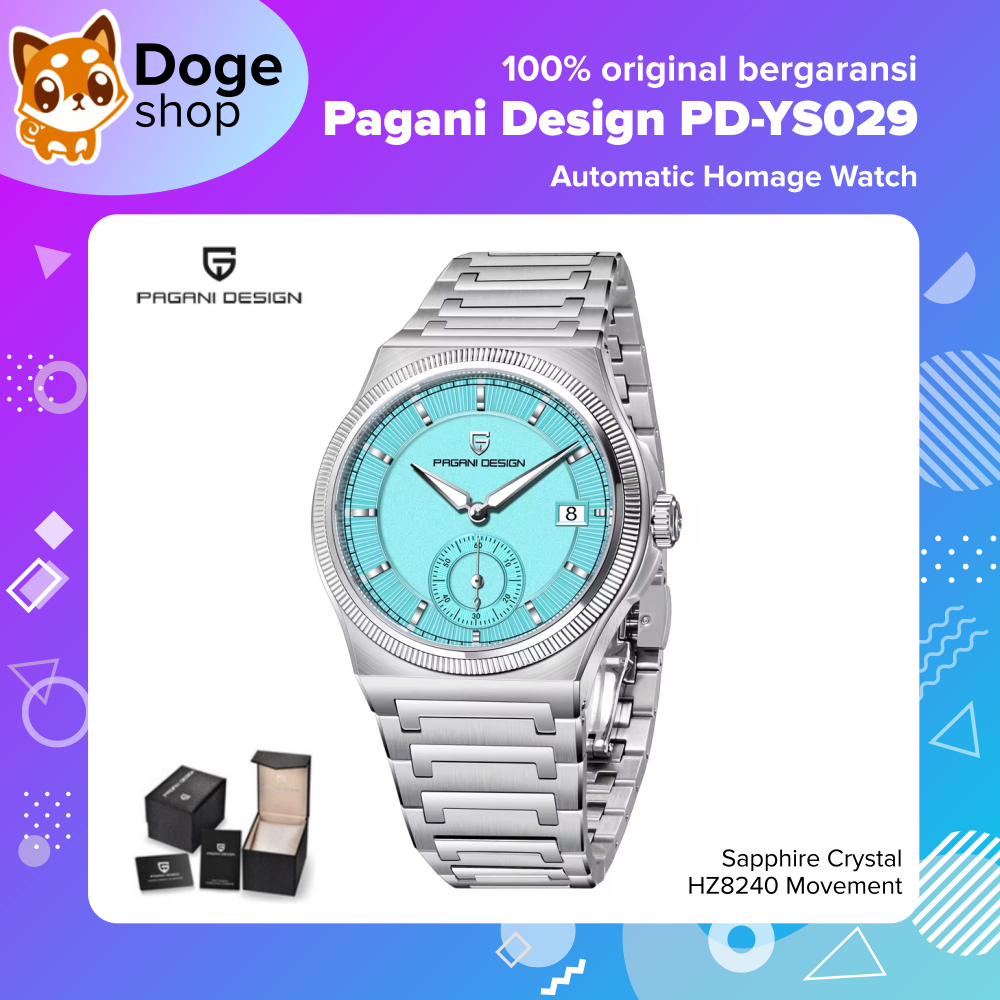 Pagani Design PD-YS029 Automatic Homage Watch HZ8240 Movement Jam Tangan Fashion Sapphire Crystal