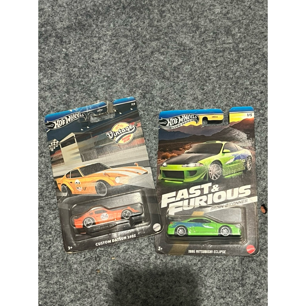 BUNDLE HOTWHEELS FF ECLIPSE+DATSUN 240Z