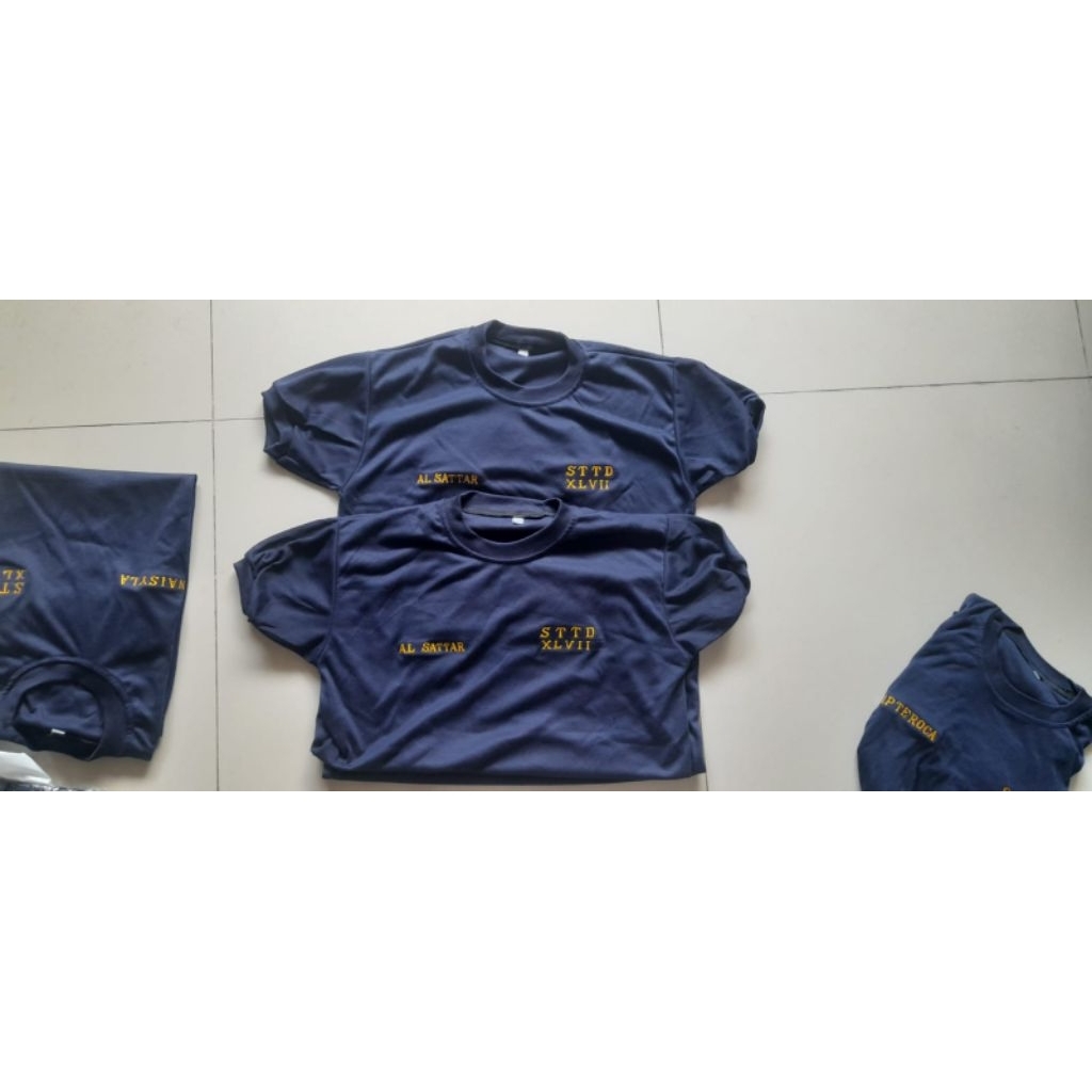 Kaos PDO Taruna warna biru dongker mode lengan pendek bisa CUSTOM