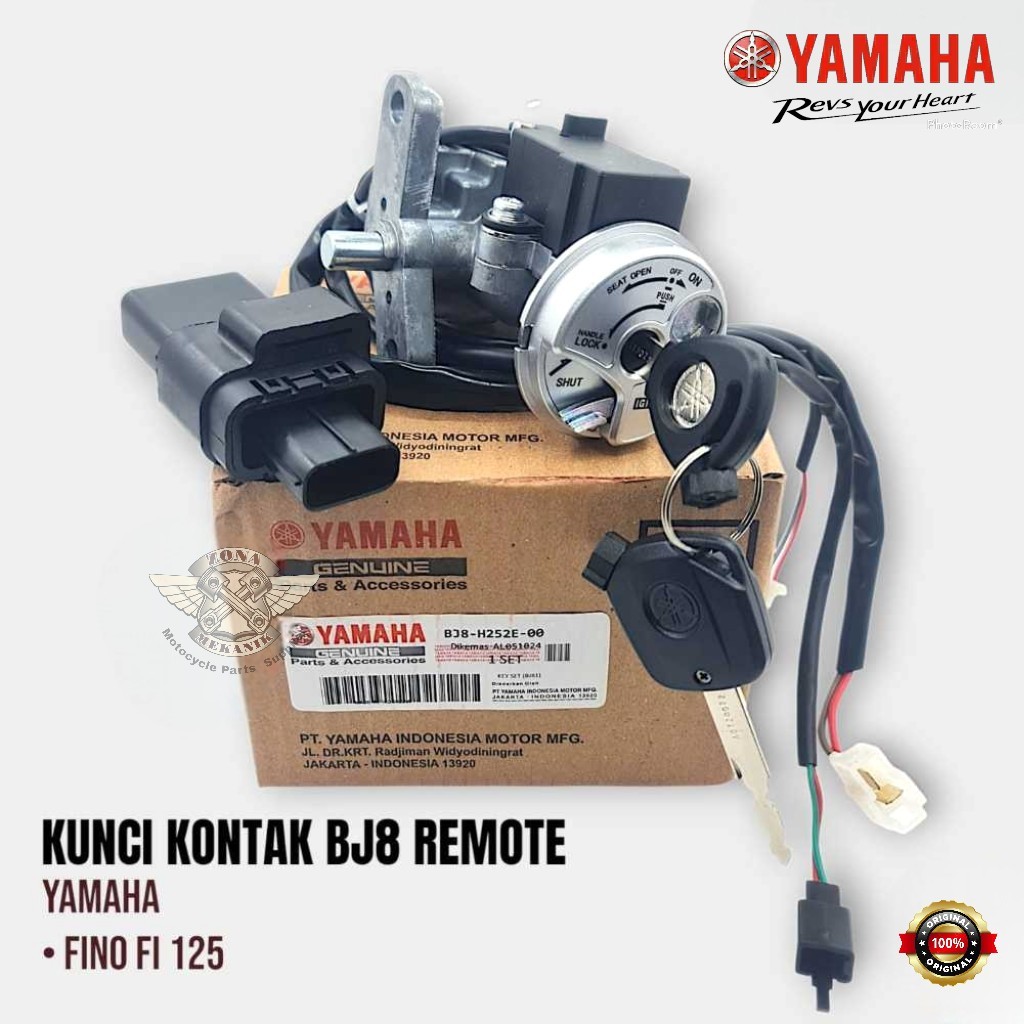 Kunci Kontak Yamaha Fino FI 125 Original Key Set Yamaha Fino FI 125 Kunci Kontak BJ8 Remote