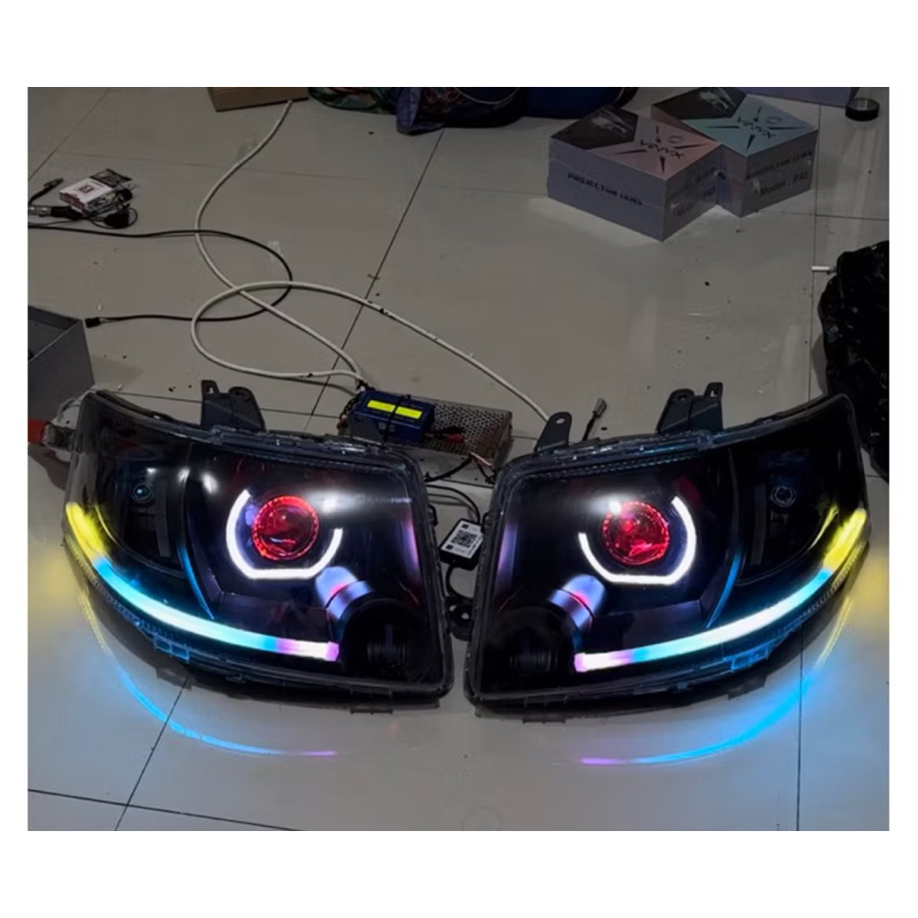 headlamp apv arena custom biled rgb alis rgb