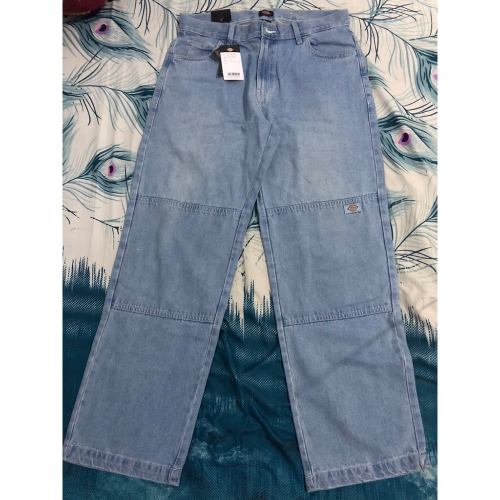 Preloved DICKIES - Double Knee Denim Pant - Celana Jeans (Inseam 32 Inch)