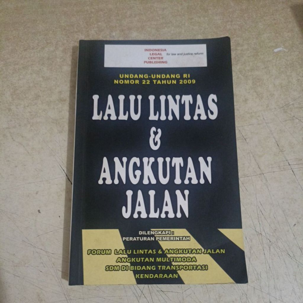 Buku Lalu Lintas & Angkutan Jalan