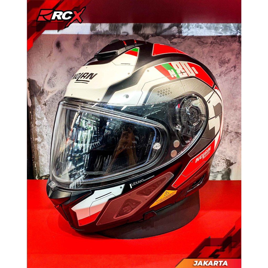 Helm Nolan N80.8 Starscream N-Com Original Second 2nd Bekas RCX