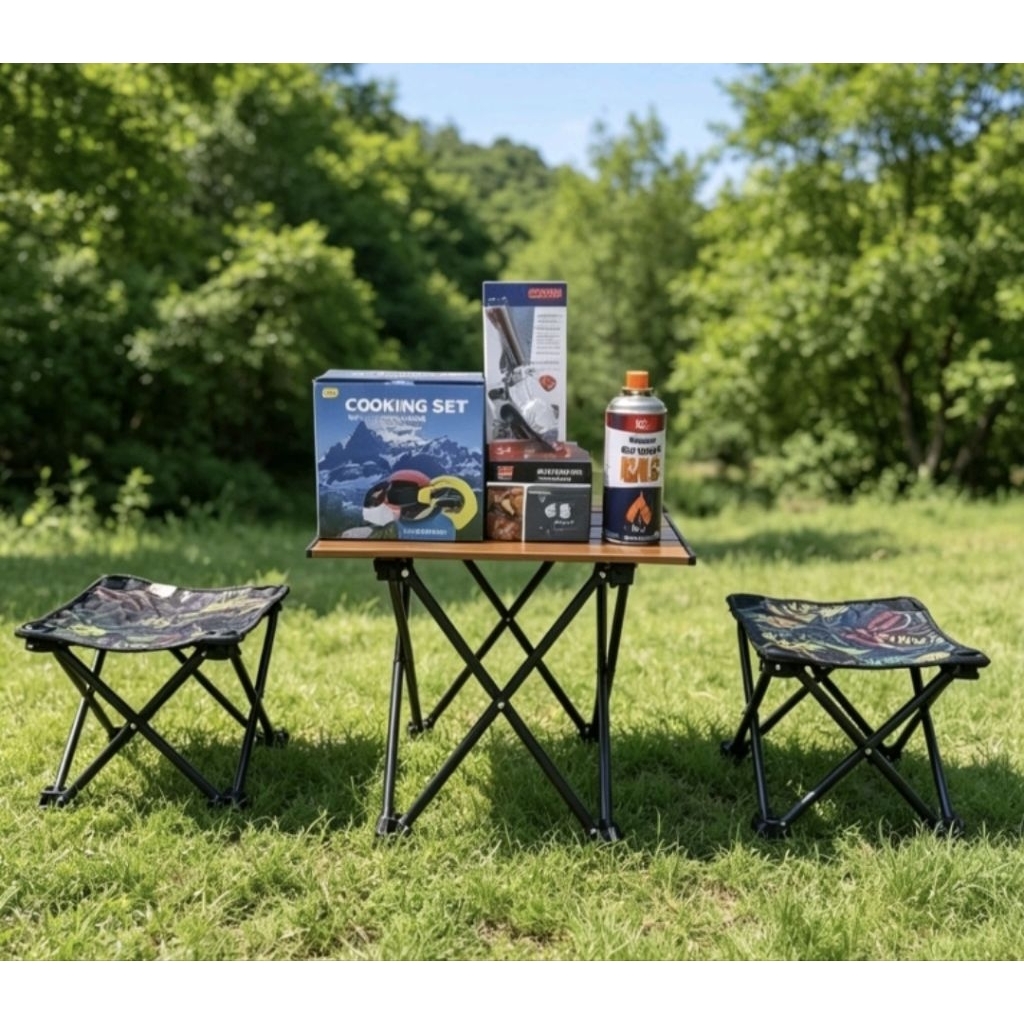 paket lengkap peralatan camping outdoor