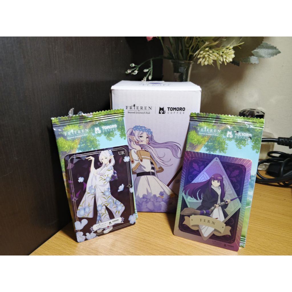 Changing Color Tumbler Tomoro X Frieren + UR Card Kimono Frieren & common Fern