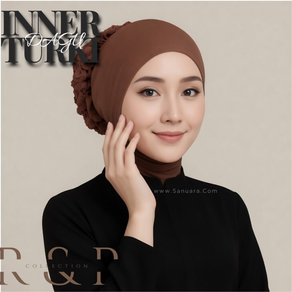 CIPUT TURKI DAGU / Inner Dagu Dalaman Jilbab Kerudung Inner Turki Dagu Instan
