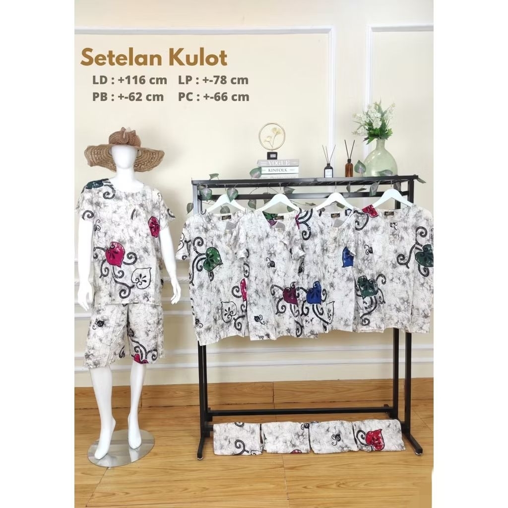 Setelan Kulot Batik Marisa