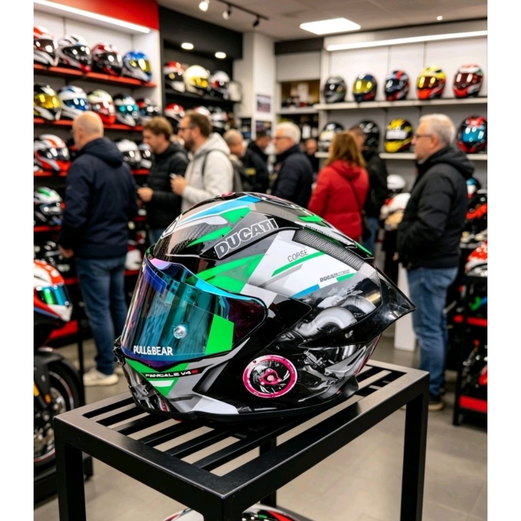 kyt r2r repaint livery panigale gren black