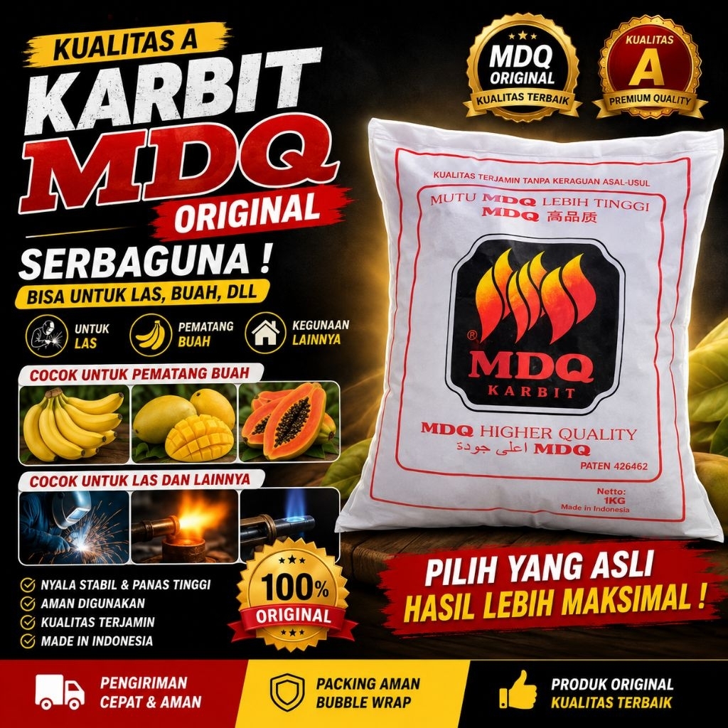 Karbit MDQ | Karbit Premium | Karbit 1kg | Karbit Las | Kualitas A | Pematang Buah