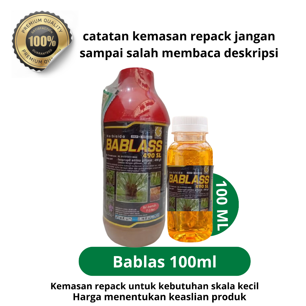 HERBISIDA BABLAS- 100 ML Obat Racun Rumput Kemasan Repack