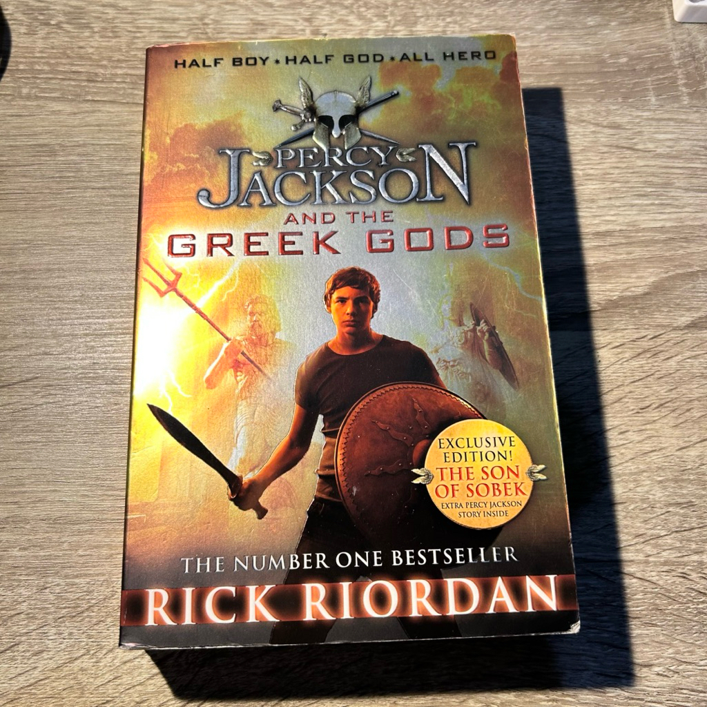 buku preloved - percy jackson and the greek gods bahasa inggris