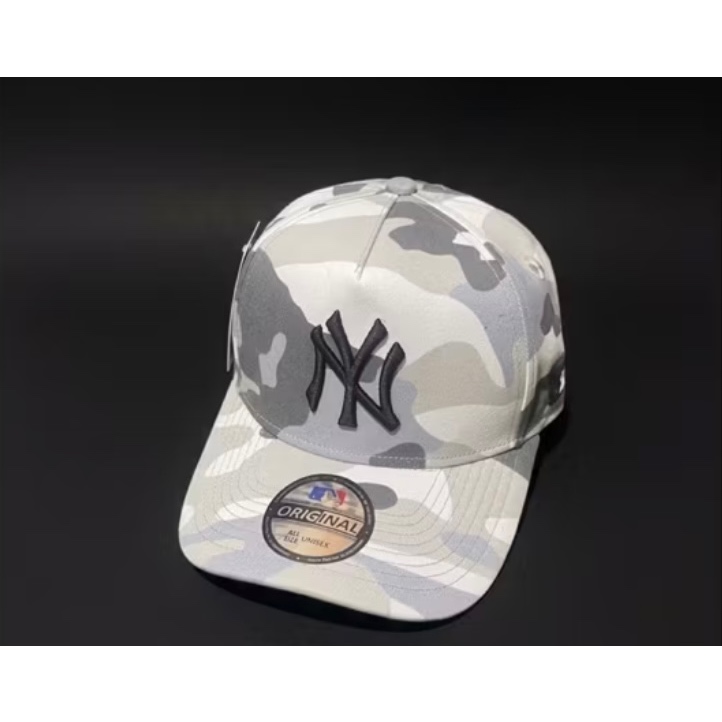 TOPI BASEBALL MLB NY CAMO ORIGINAL CAMO WHITE CAPS / TOPI PRIA WANITA / BEST SELLER BISA COD