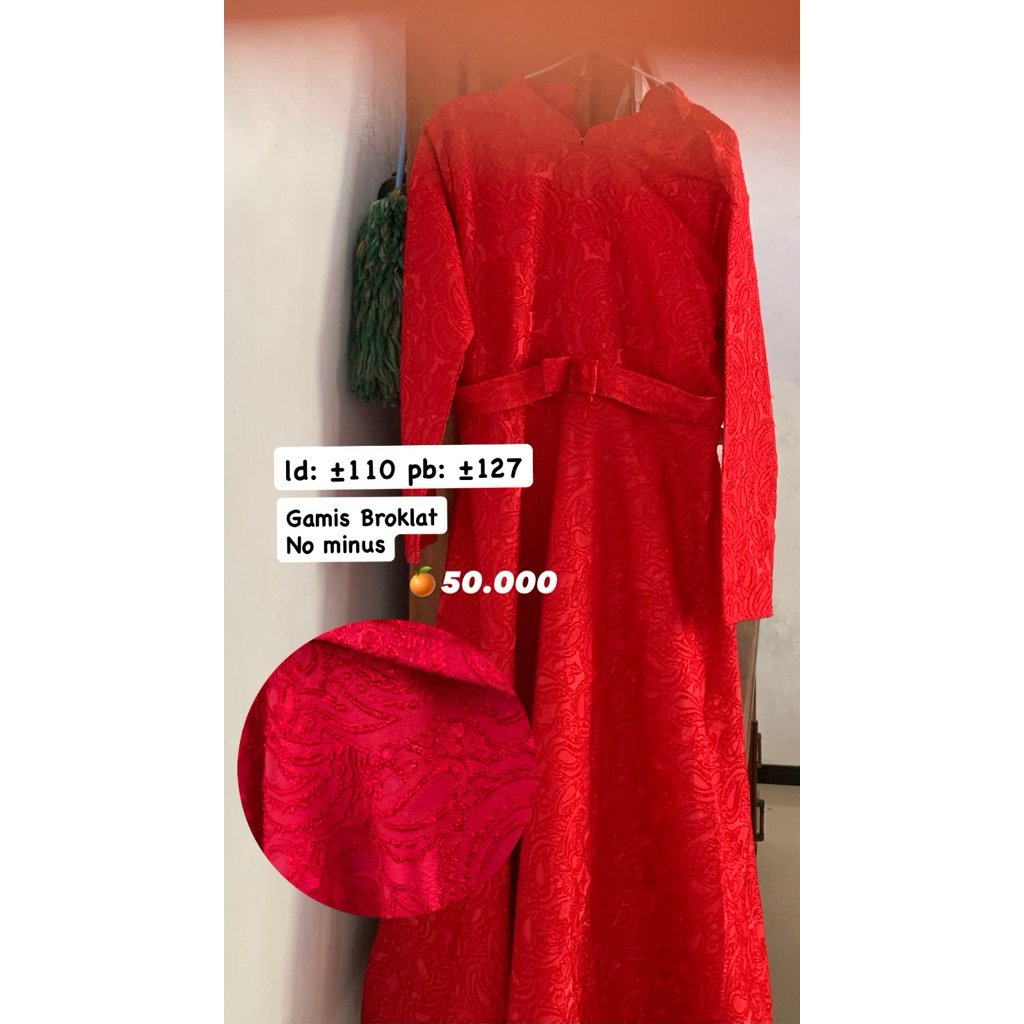 Dress broklat kondangan
