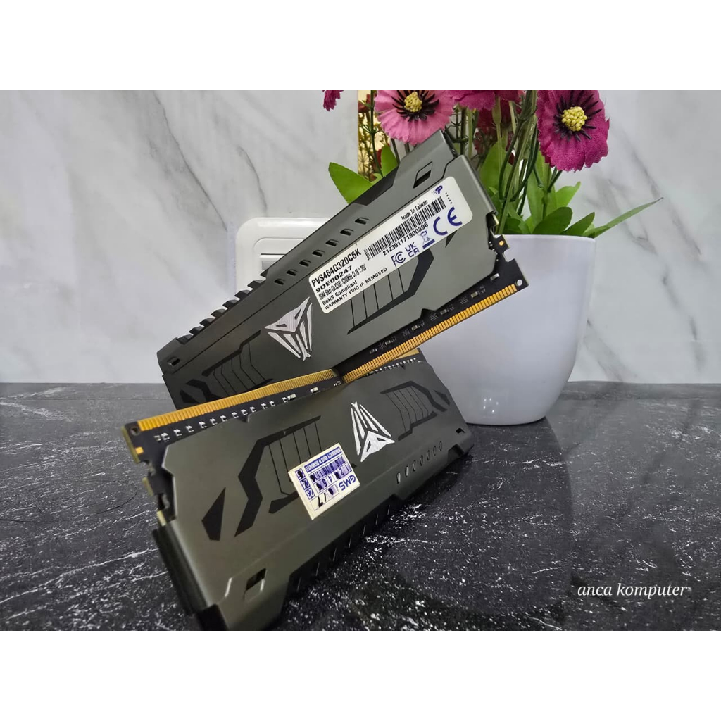 Patriot Viper Steel DDR4 RAM 64GB (2X32GB) 3200MHz CL16 1.35v Desktop Gaming Memory Kit Compatible w