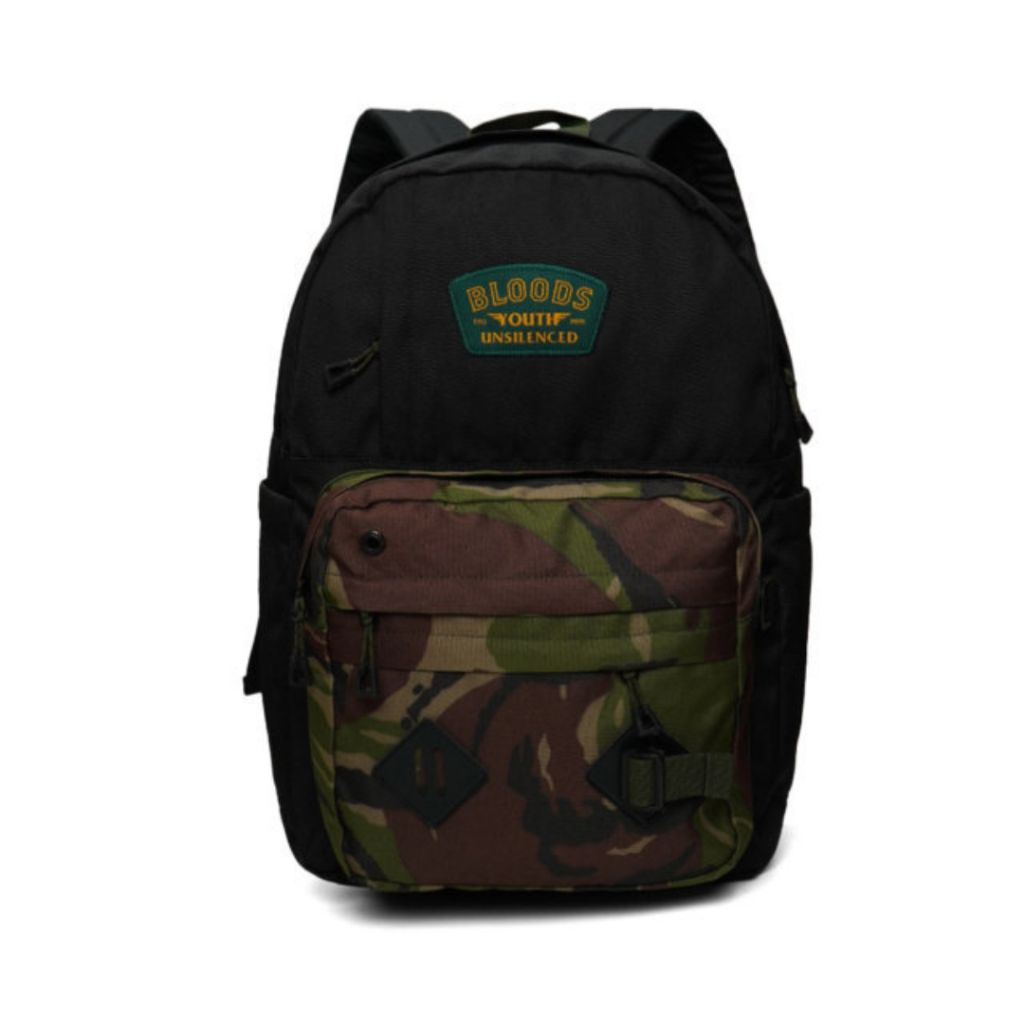 TAS RANSEL LAPTOP BLOODS SQUEEEM BLACK CAMO ORIGINAL.