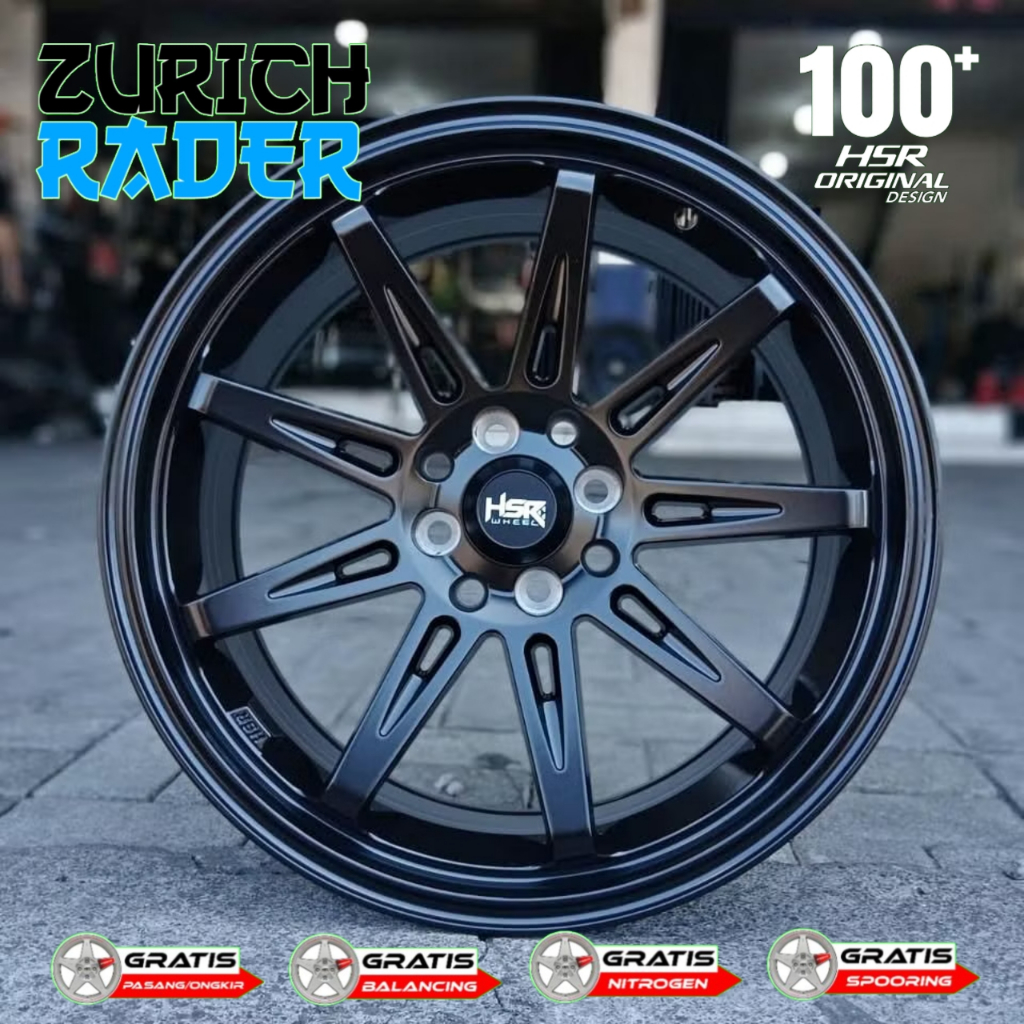 Velg Ring 17 HSR TIKALA Jazz Brio Raize Kijang Vios City Baleno ring 17 - Velg HSR Ring 17