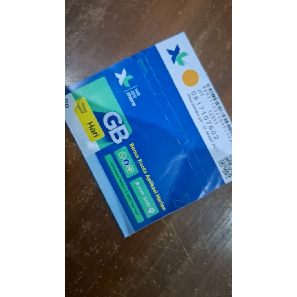 NOMOR CANTIK XL 10 Digit