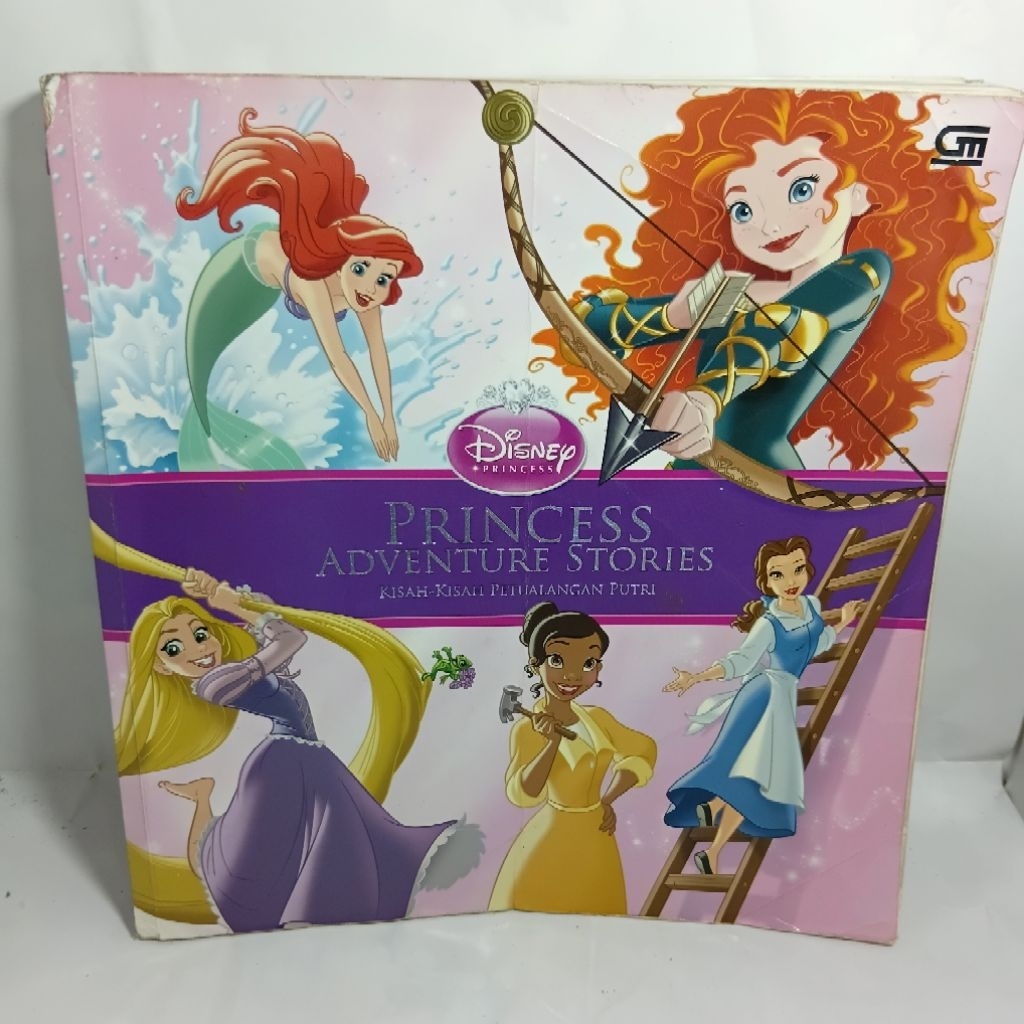 BUKU ANAK DISNEY PRINCESS ADVENTURE STORIES