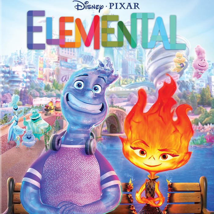 kaset DVD film anak animasi disney pixar Elemental (2023)