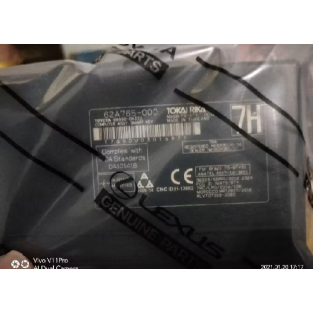 Ecu Smart Key Fortuner Vrz OK222 Original
